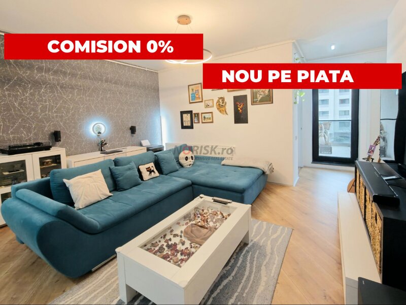 Pipera, 3 camere 77 mp, parcare, 4City North, centrala, mobilat