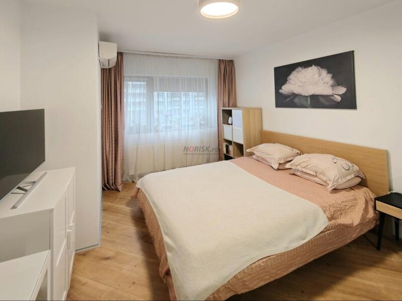 Pipera, 3 camere 77 mp, parcare, 4City North, centrala, mobilat
