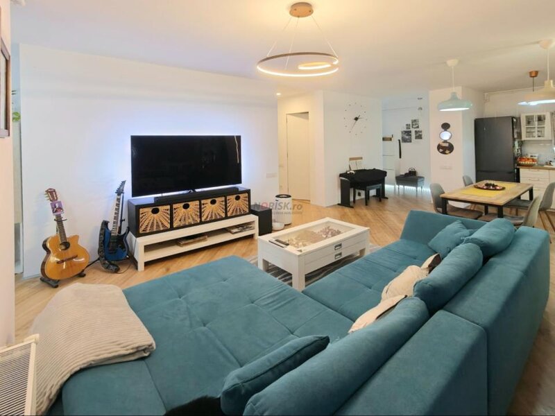 Pipera, 3 camere 77 mp, parcare, 4City North, centrala, mobilat
