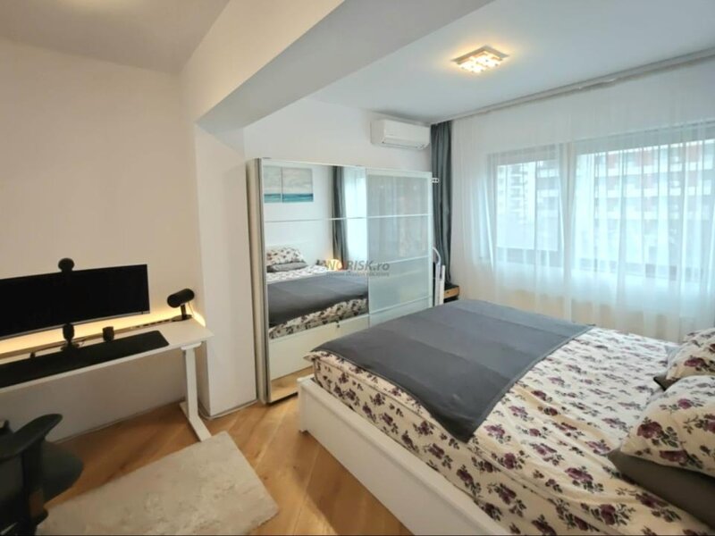 Pipera, 3 camere 77 mp, parcare, 4City North, centrala, mobilat